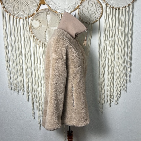 Varley Stratton Sherpa Quarter Zip Pullover Size M - Picture 7 of 13